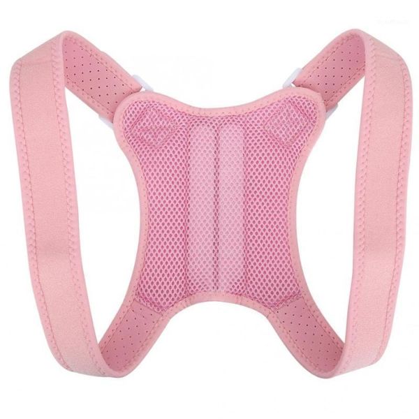 

children back support humpback shoulder posture corrector kid student humpback correct belt back shoulder protector support band1, Black;blue