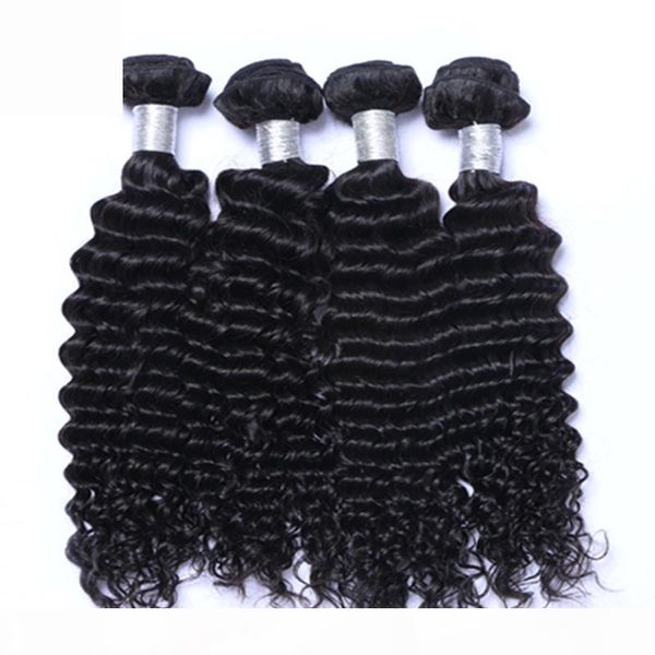 

brazilian hair mongolian malaysian brazilian indian peruvian deep curly hair extension unprocessed human virgin hair weave ing, Black