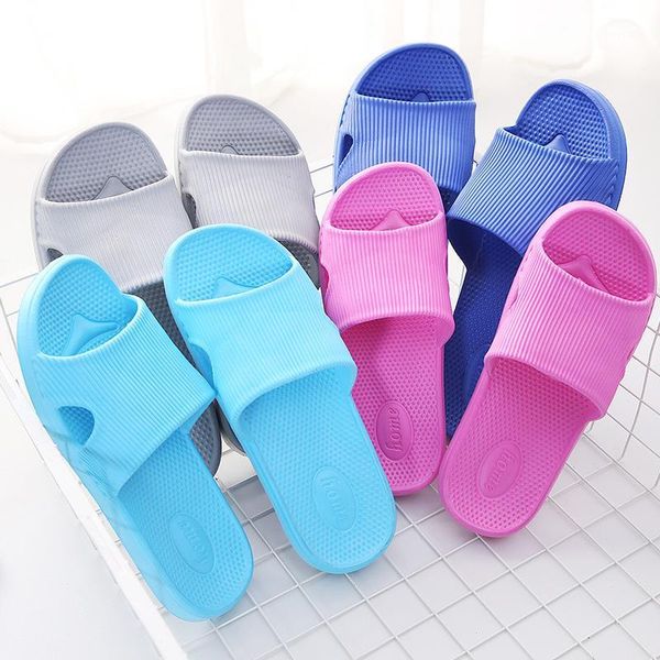 

slippers summer marketing eva man shoes indoor floor family stripe flat bathroom non-slip women sandal1, Black