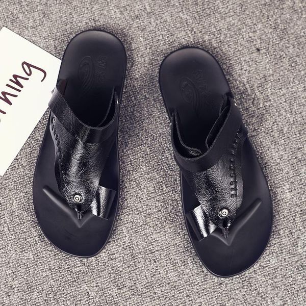 

sandals gladiators quick piel transpirables erkek beach verano masculino shoes sandalle for sandals-men ritable ete man sandale da casa1, Black