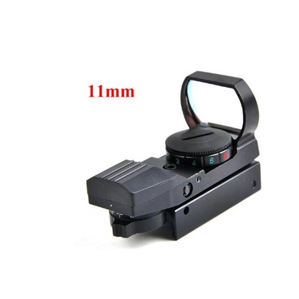 

outdoor 20mm rail riflescope hunting optics holographic red dot reflex 4 reticle tactical scope collimator sight 1 npsb6