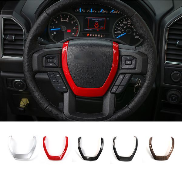 

abs steering wheel bezel decorative trim for for 2015 2016 2017 ford f150 f250 f350 interior accessories