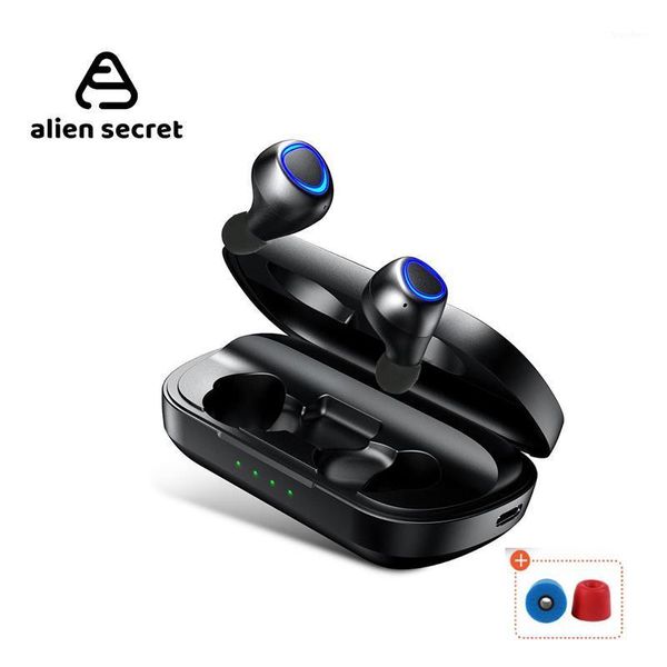 

alien secret plus power bank type-c wireless charging tws earbuds bluetooth earphone deep bass stereo hi-fi sport headphone1