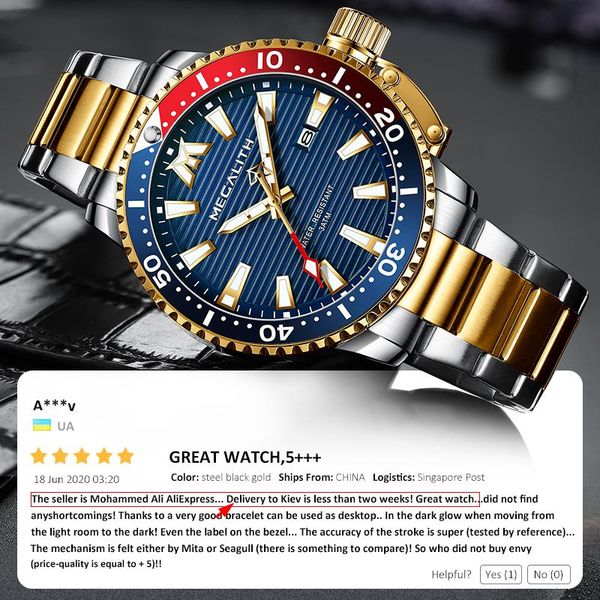 

megalith gold full steel watches men luminous sports quartz date watch men sport waterproof military wrist watch with box pack bbyigy, Silver