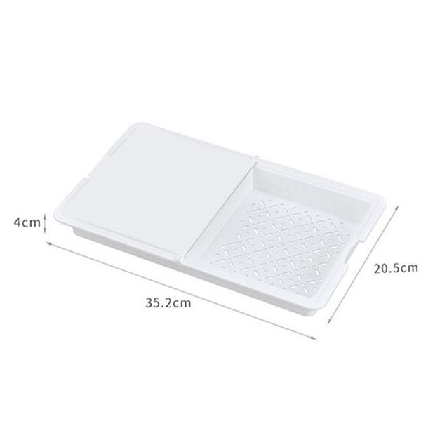 

бытовая разделочная доска кухонная складная пластиковая корзина для хранения