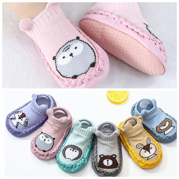 

spring autumn children floor socks shoes fashion baby socks with rubber soles infant sock newborn anti-slip soft sole sock y201009, Pink;yellow