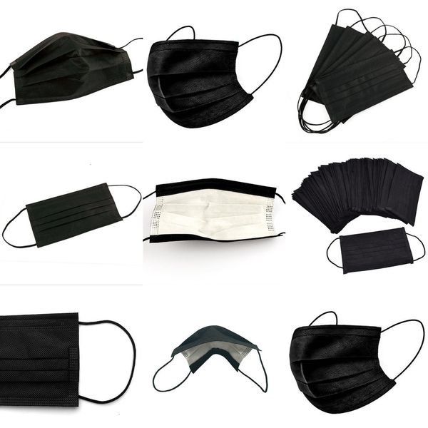 

disposable mouth protective earloop masks face anti-dust black respirator dust masks blue, blac vjsfvjsf 6ngl