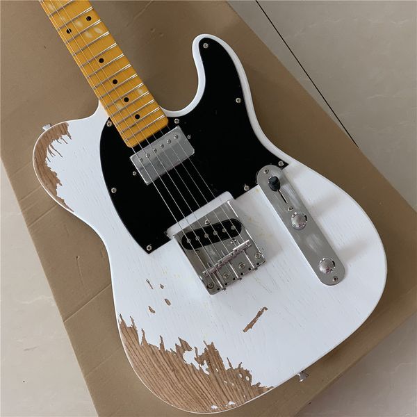 

tl guitarwhite as an old electric guitar, delivery electric guitars guitarra