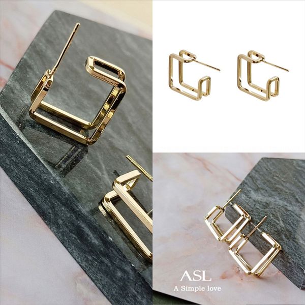 

pb9 fashion jewelry cs feather ghost face fake ear stud retro peacock gothic earring skull punk style earrings women, Golden