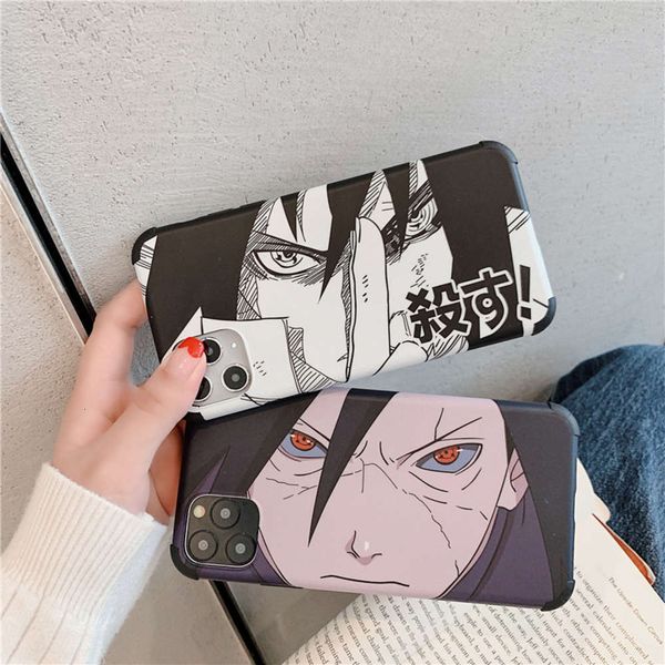 

uchiha - soft silicon mobile phone, tpu back sheath for def 11 pro, 7, 8 plus, x, xr, xs, max, naruto animation4fre