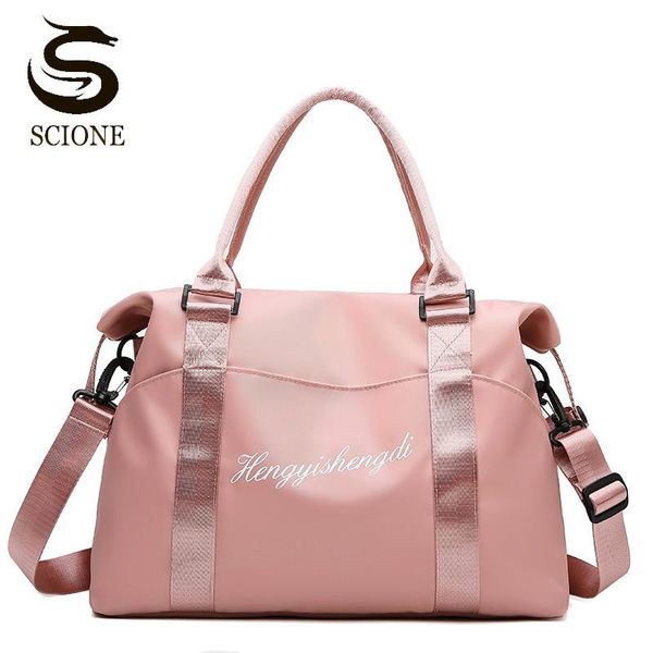 

duffel bags women travel handbag sports fitness female travelling bag large capacity luggage outdoors women's hand oxford gym