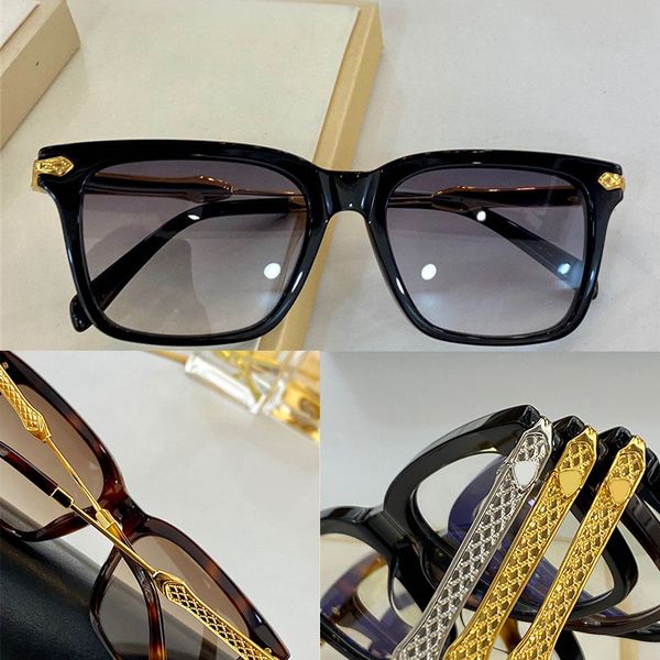 

the opus sunglasses men's plate frame retro titanium metal legs sunglasses fashion style metal full frame uv 400 box, White;black