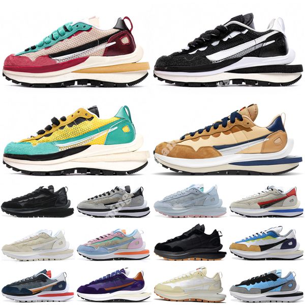 

vopowaffle mens casual shoes pegas fragment ldwaffle dark iris ldv sesame noir royal fuchsia men women trainers sports sneakers, Black