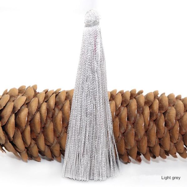 

30pcs 6.5cm polyester silk tassel fringe pendant diy garments curtains crafts tassels trim handmade decoration accessories h wmtajv