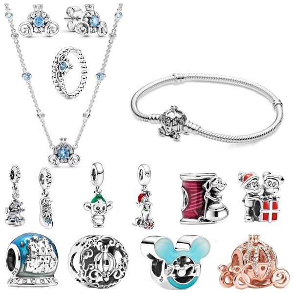 

fahmi winter 100% 925 sterling silver a to b pumpkin charm fit bracelet original jewelry for women factory direct delivery, Black