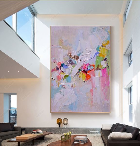 

large size modern abstract oil painting on canvas wall art pictures for living room minimalist wall art posters & prints home decor