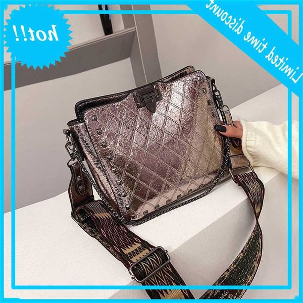 

vintage handbags women shoulder crossbody 2020 fashion brand wide strap ladies messenger bags casual tote female purse