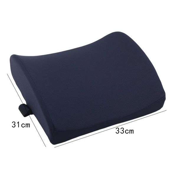 

seat cushions car waist support cushion memory cotton lumbar office home breathable slow rebound auto supplies