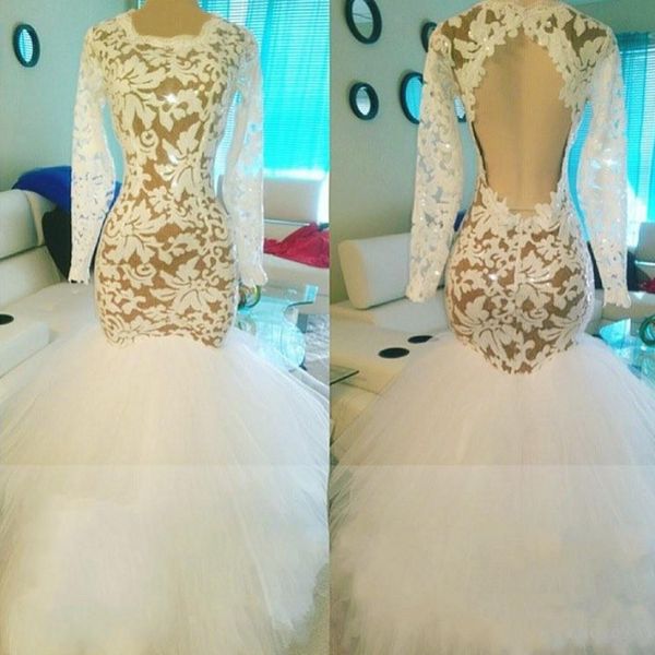 

2021 elegant african long evening gowns mermaid tulle with lace evening dresses long length lace appliqués white prom dresses, Black