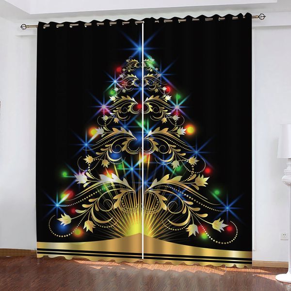 

beautiful p fashion customized 3d curtains black christmas curtains soundproof windproof curtains