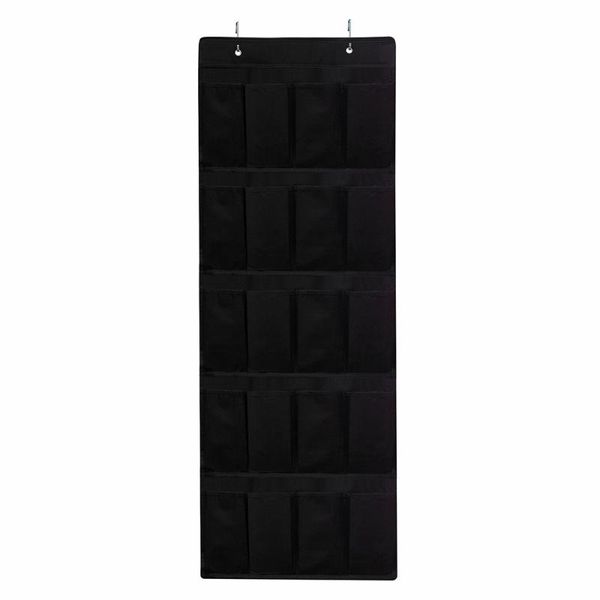 

space saving shoe organiser hanger fabric over-the-door slippers belts