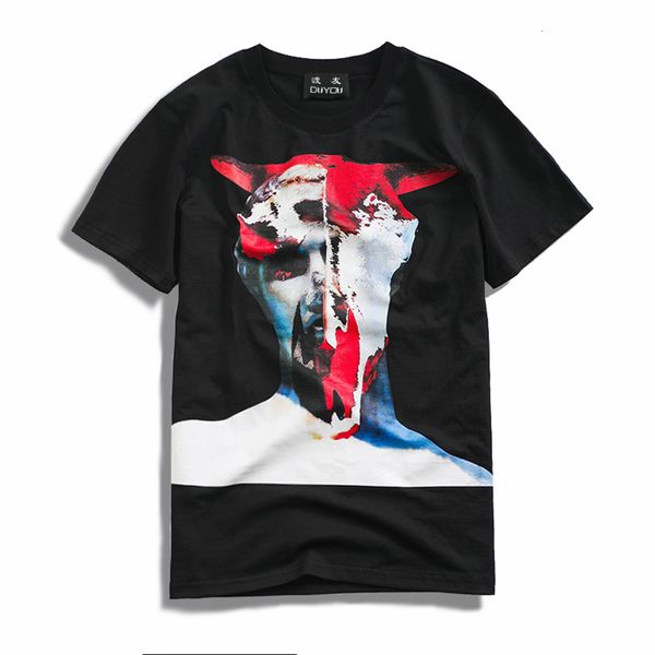 

men women printed mens t-shirts 2021 summer fashion casual short sleeve tees hip hop streetwear tshirts dy28865 pmh5, White;black