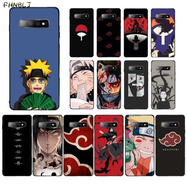 

naruto uchiha itachi mobile phone case, black, suitable for samsung s105g s7 edge s8 s9 s10 s20 plus s10lite4fre