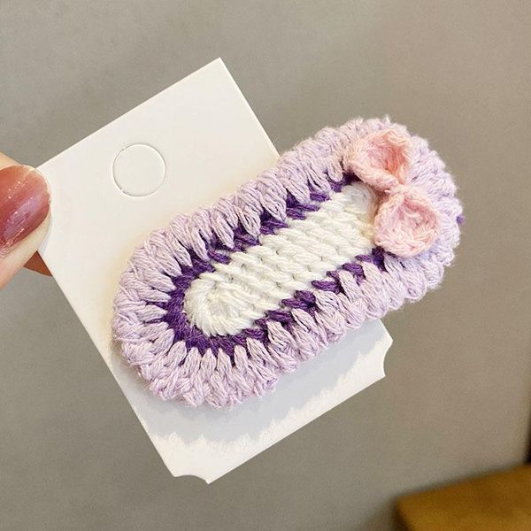 

новые девушки милый маленький лук вязание овальные зажимы для волос дети сладкие волосы орнамент оголовье волосы борьбы мода волос аксессуар, Black;brown