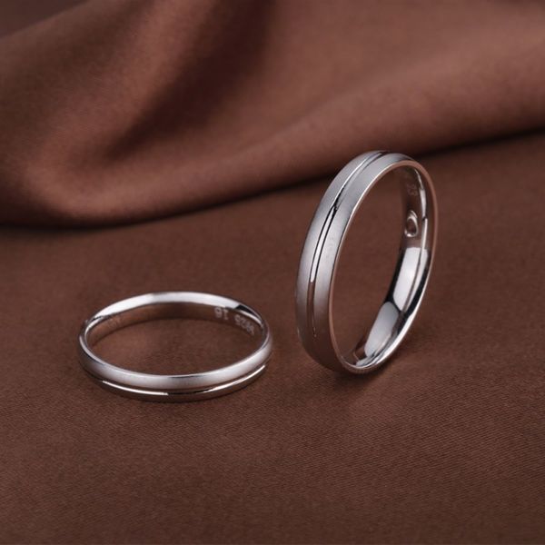 

925 sier couple ring jewelry for men and women, Silver
