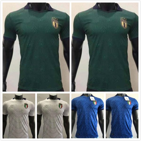 

2020 insigne player version soccer jersey #10 insigne candreva shirt mens #19 bonucci romagnoli home away third football uniform, Black;yellow