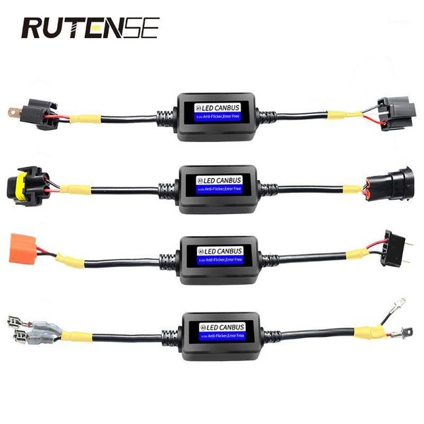 

led canbus decoder error h7 h11 h4 h1 h8 h9 9005 3 9006 4 car headlight adapter canbus anti-flicker auto accessories 2x1
