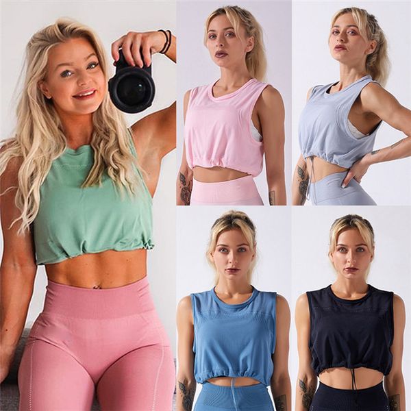 

seamless yoga tanks womens solid color slim sports mutil color comfortable breathable women yoga fitness camis, White