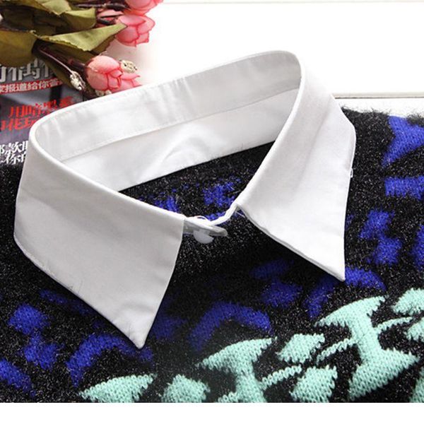 

classic black/white collar shirt fake collar tie vintage detachable collar false lapel women/men clothes acc qyldxa