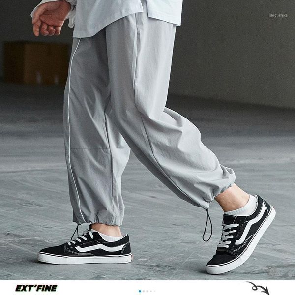 

extfination | man wide leg solid casual pants mens 2020 summer street-style harajuku joggers male black designer bottoms pants1