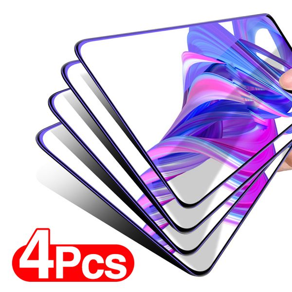 

4pcs tempered glass on for samsung galaxy a50 a51 a71 protective glass for samsung a50s a40s a30s a90 a20e screen protector film