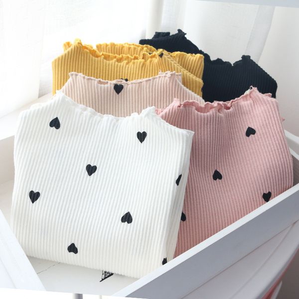 

autumn winter cotton girls t shirt long sleeve shirt baby kid turtleneck shirts children clothes girl cardigan sweater, Blue