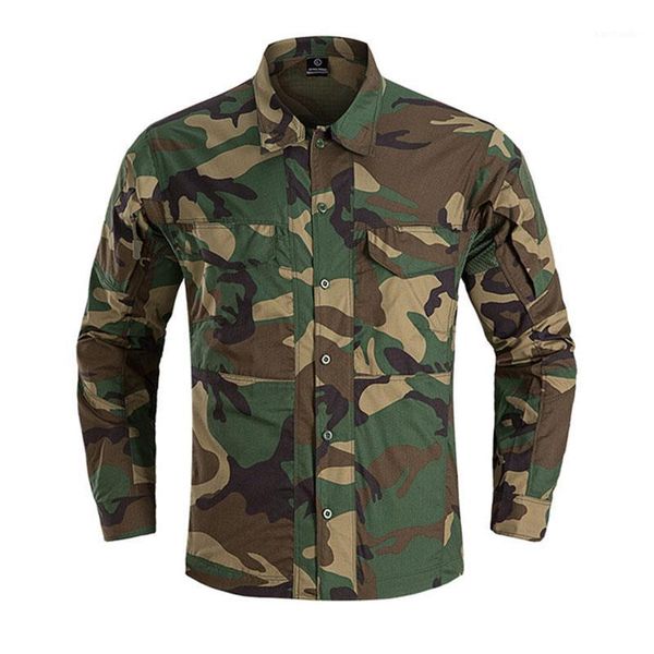 

outdoor shirts men camouflage tactical quick dry mesh breathable army fan climbing training shooting fishing shirt1, Gray;blue