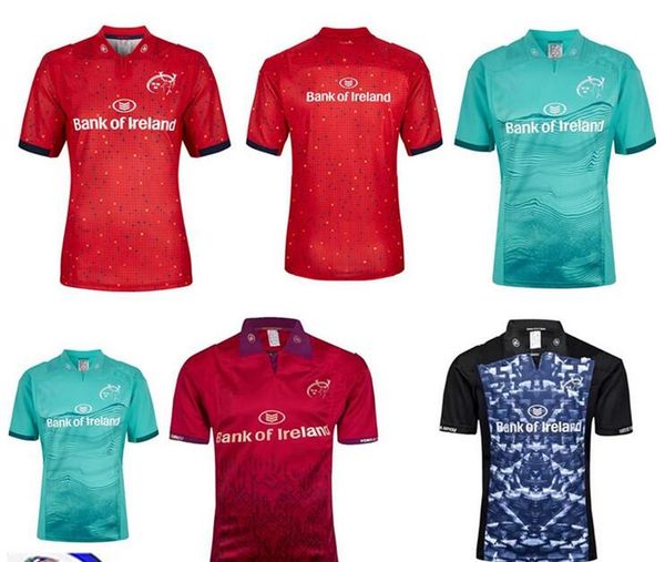 

munster home jersey 2019/20 munster european jersey 2018/19 home away rugby shirts ireland league rugby size s-3xl (can print, Black;gray