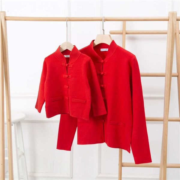 

baby's children's tang's new year's cloth, rabbit veet t-shirt, chine sle, boys' and girls' sweater, parent-ch, Blue