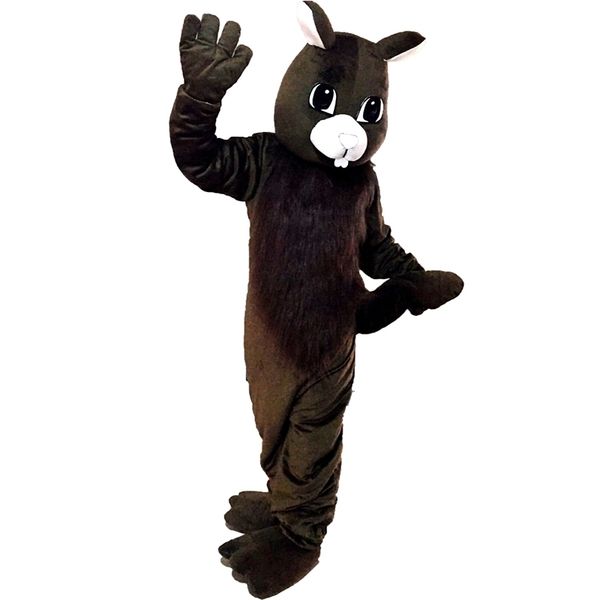 

brown squirrel mascot costume cartoon character size longteng (tm) 0025, Red;yellow