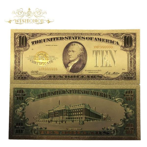 

all type 2018 america banknote dollar gold banknote in 24k gold plated paper money for collection wmteta