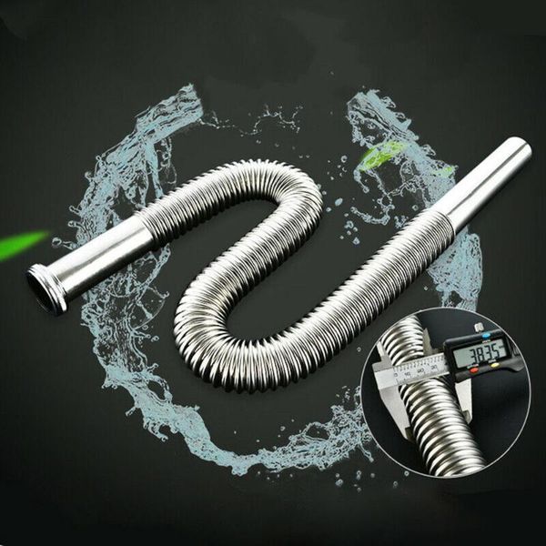

bath accessory set stainless steel flexible sink drain hose siphon basin water pipe home siphons