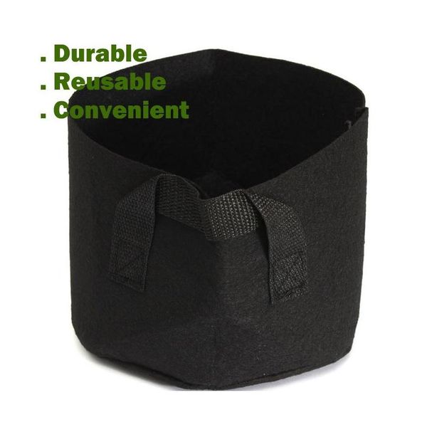 

100pcs moq planting bag wholesale non-woven fabric pots plant pouch root container flower/vegetable growing pots garde wmtzzp bdenet