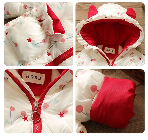 

new princess children's thickened girl's jacket little down baby foreign style korean winter cotton coat 2021, Blue;gray