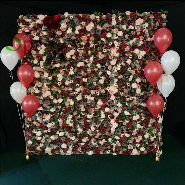 

spr selling plastic flower walls for shopping malls and l decoration