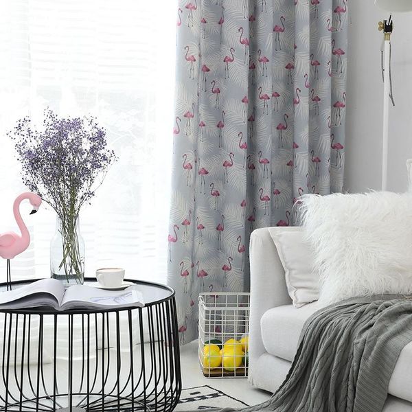 

modern children's european polyester cotton printing curtains for living dining room bedroom
