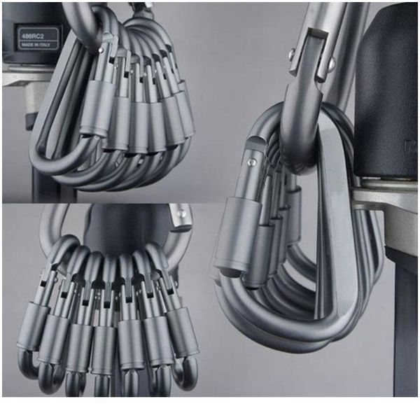 

aluminum alloy d-shape buckle carabiner travel kit camping equipment survival gear camp mountaineering hook outdoor c qylsqi