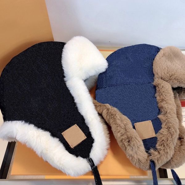 

winter hat bonnet beanie cap casquette designers caps hats mens beanies trapper hats women keep warm luxurys d201210ce, Blue;gray