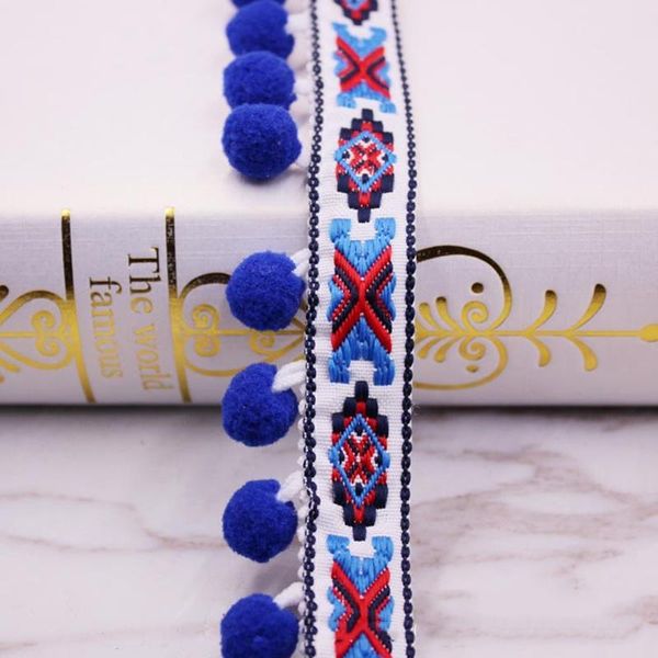 

10yards diy accessories tassel small hair ball cotton bohemian tassel trimming fringes for sewing clothes curtains decoration h jlldzl