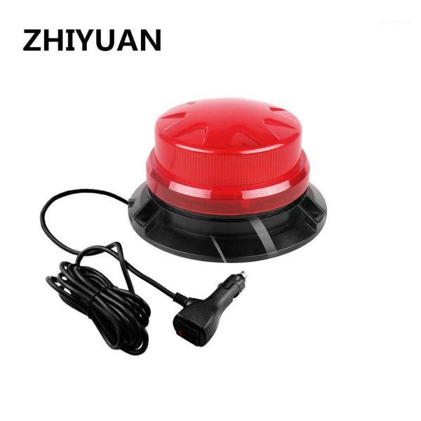 

traffic light 24w school bus rotating emergency flash beacon magnet red warning strobe lights indication led safety car lamp 9-28v1